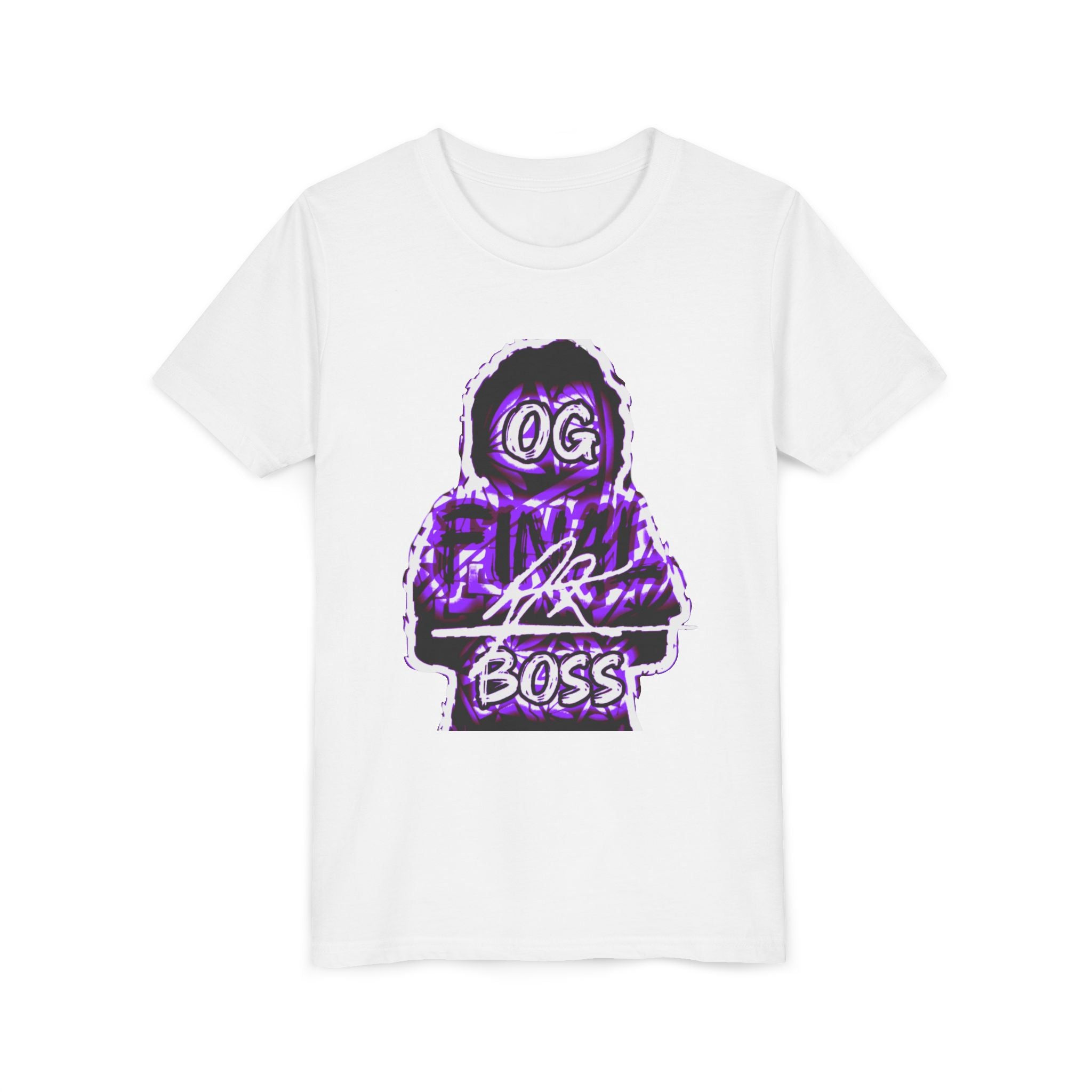 OG Final Boss Youth T‑Shirt — Purple Gamer Hoodie Graphic Tee for Kids