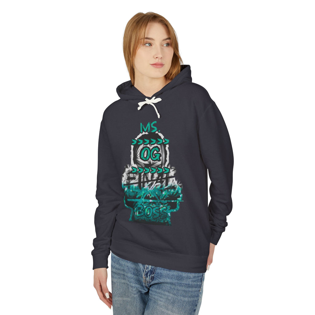 OG Stack Graphic Hoodie — Retro Teal Streetwear Pullover