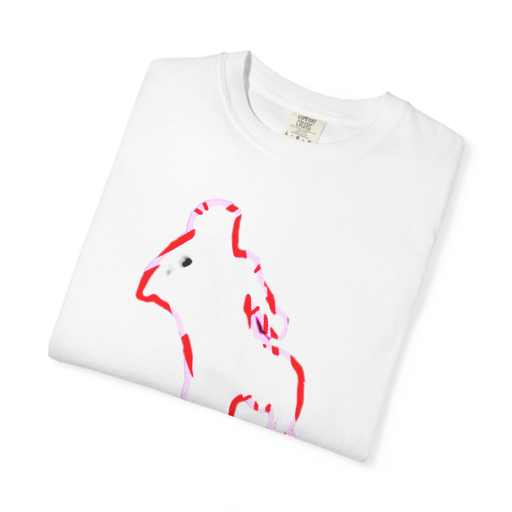 Artistic Unisex Garment-Dyed T-Shirt with Vibrant Design