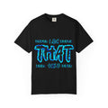 I AM THAT Cold - Streetwear - Neon Blue Graphic T-Shirt