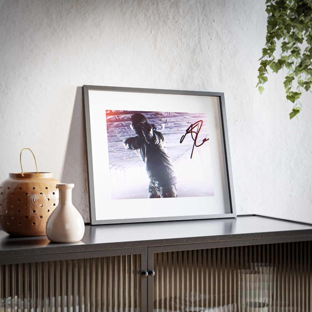 Angel Rivera (AR) framed Signature Poster