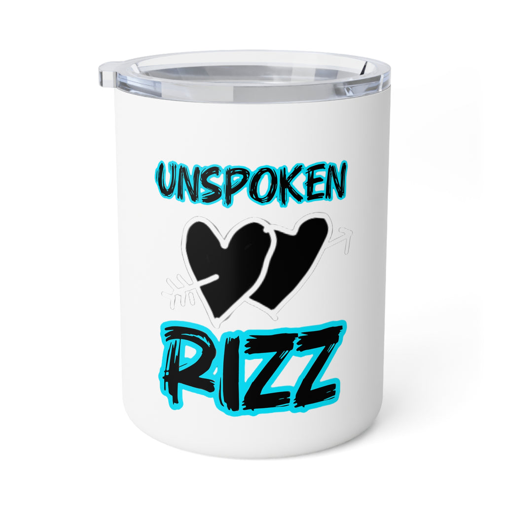 Insulated Coffee Mug — "Unspoken Rizz" 10oz Travel Tumbler