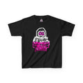 Kids Tee — OG Final Boss Skate Vibes Graphic T-Shirt (pink glitch)