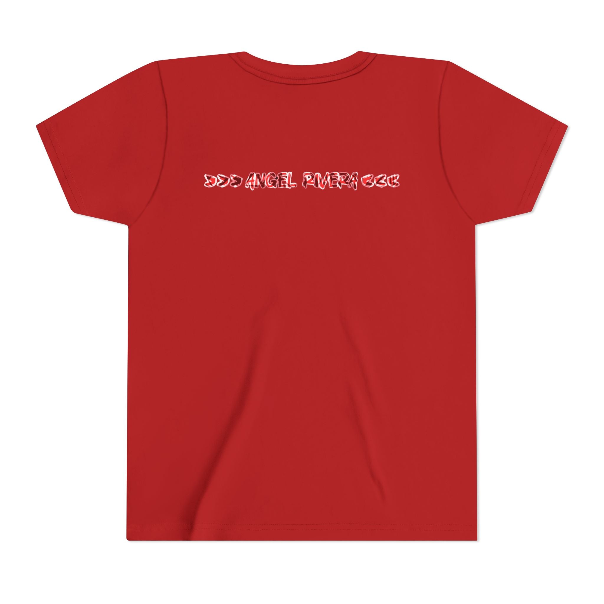 Drama King Youth Tee — Bold Red Graphic Kids T‑Shirt
