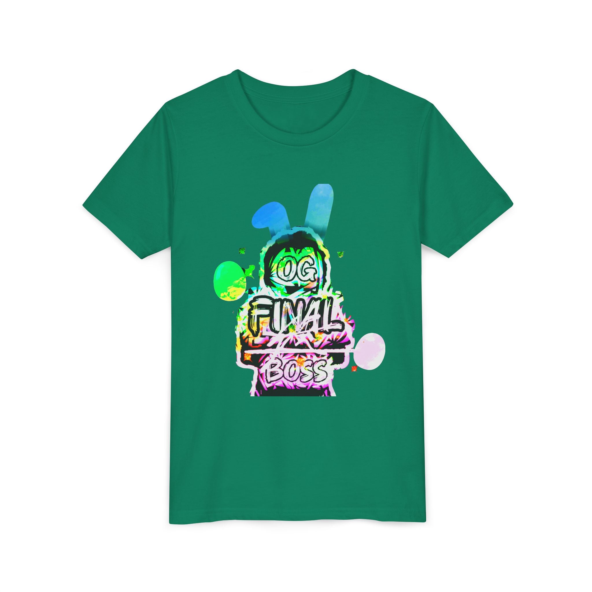 Easter OG Final Boss — Holographic Youth T-shirt