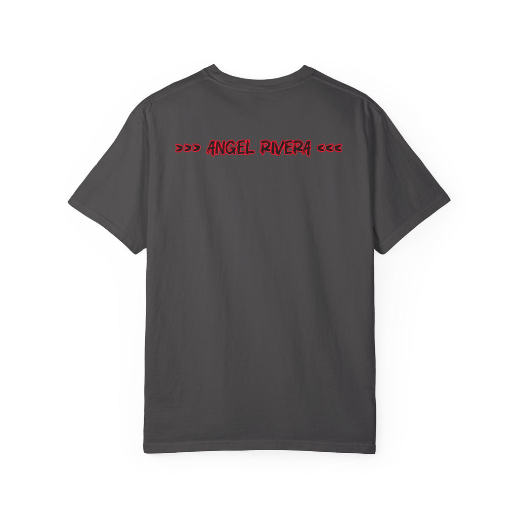 O.G.F.B - Halo Graphic - Red Streetwear Unisex Garment-Dyed T-shirt