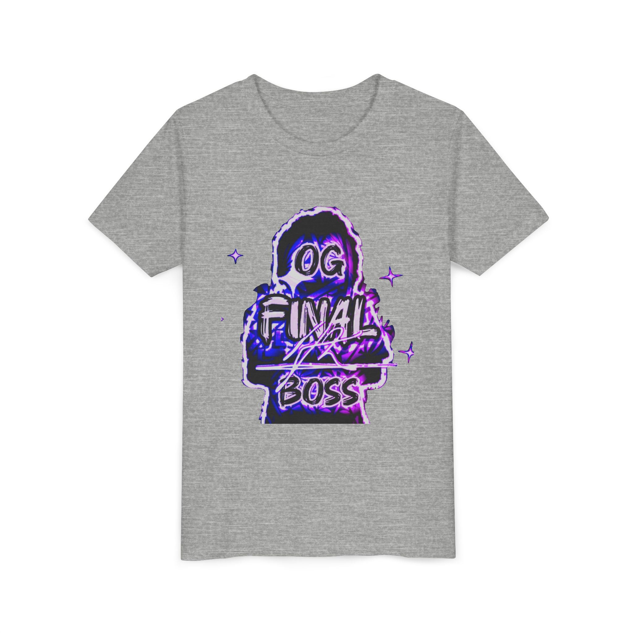 Youth Tee — "OG Final Boss" - Amethyst - Graphic Shirt