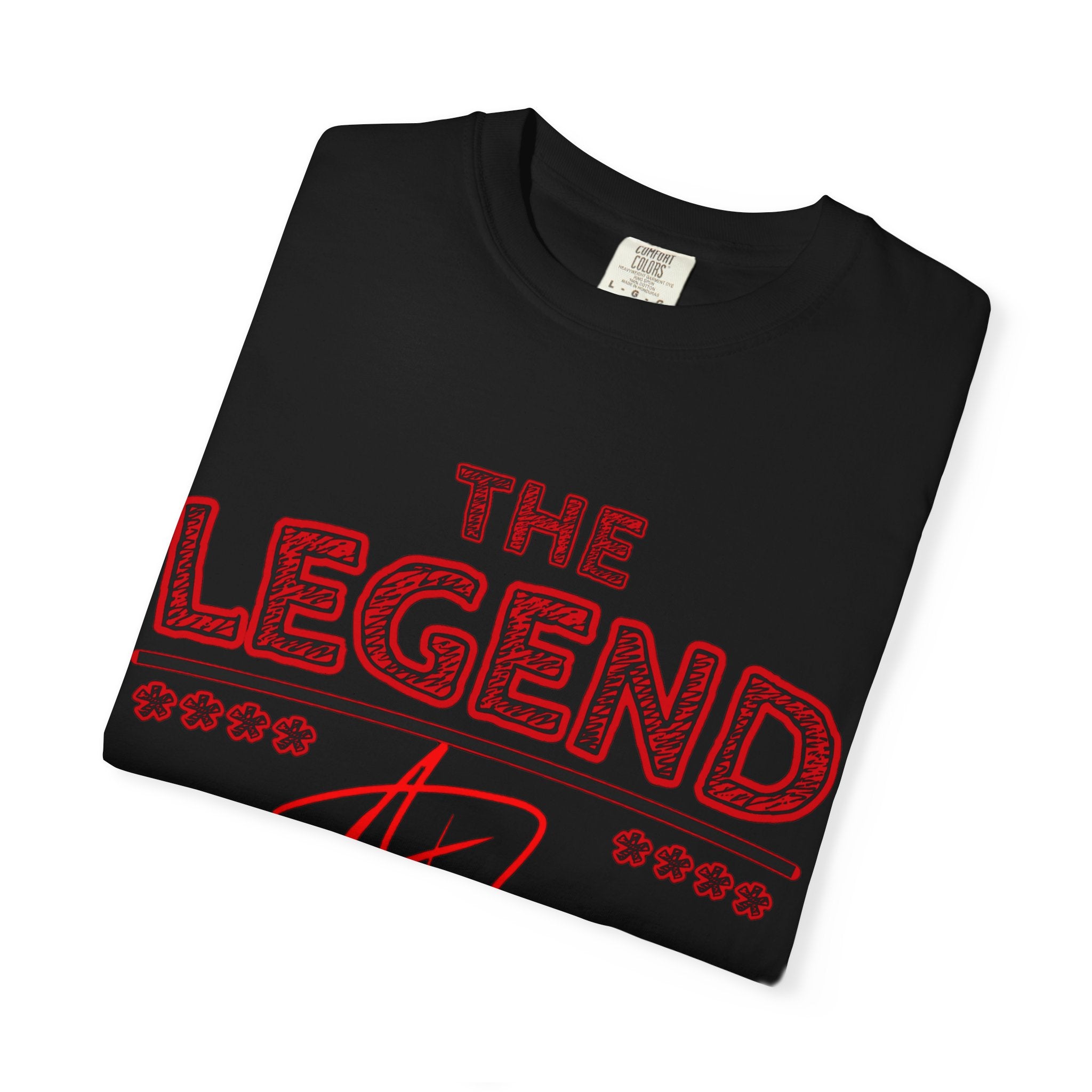 "The Legend" Scriptive T-shirt - Graphic designer Streetwear