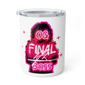 OG Final Boss Coffee Mug – 10oz - Raspberry Pink - Insulated Travel Tumbler