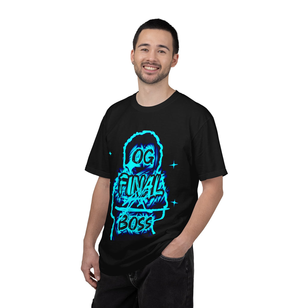 OG Final Boss T‑Shirt — Retro Neon / Diamomd Graphic Tee