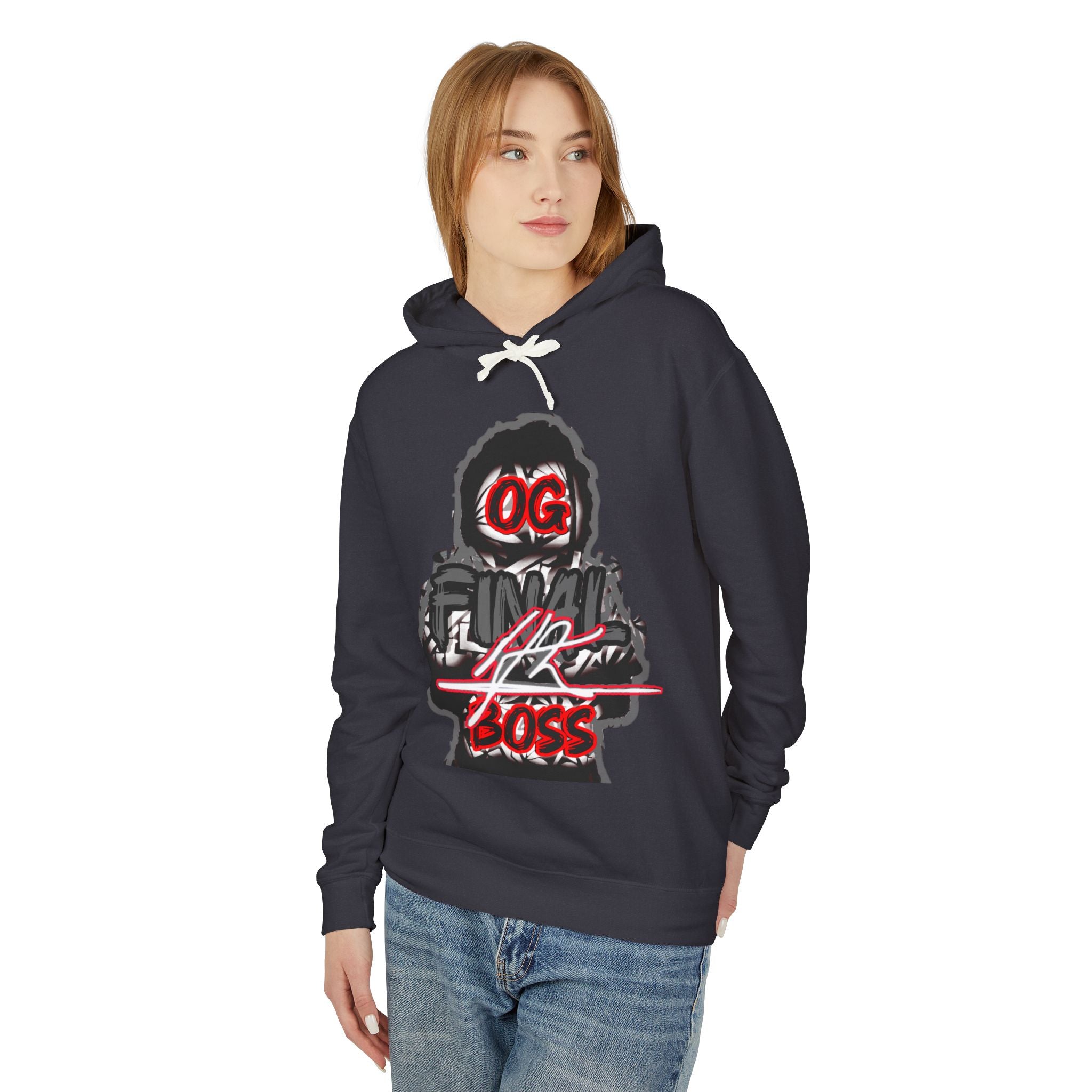 OG Final Boss Hoodie — Platinum graphic Pullover
