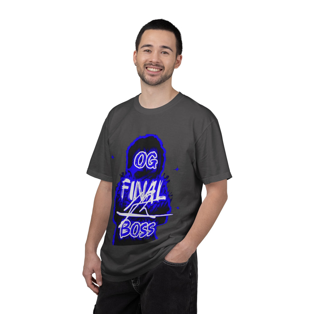 OG Final Boss T-shirt — Sapphire Graphic designer
