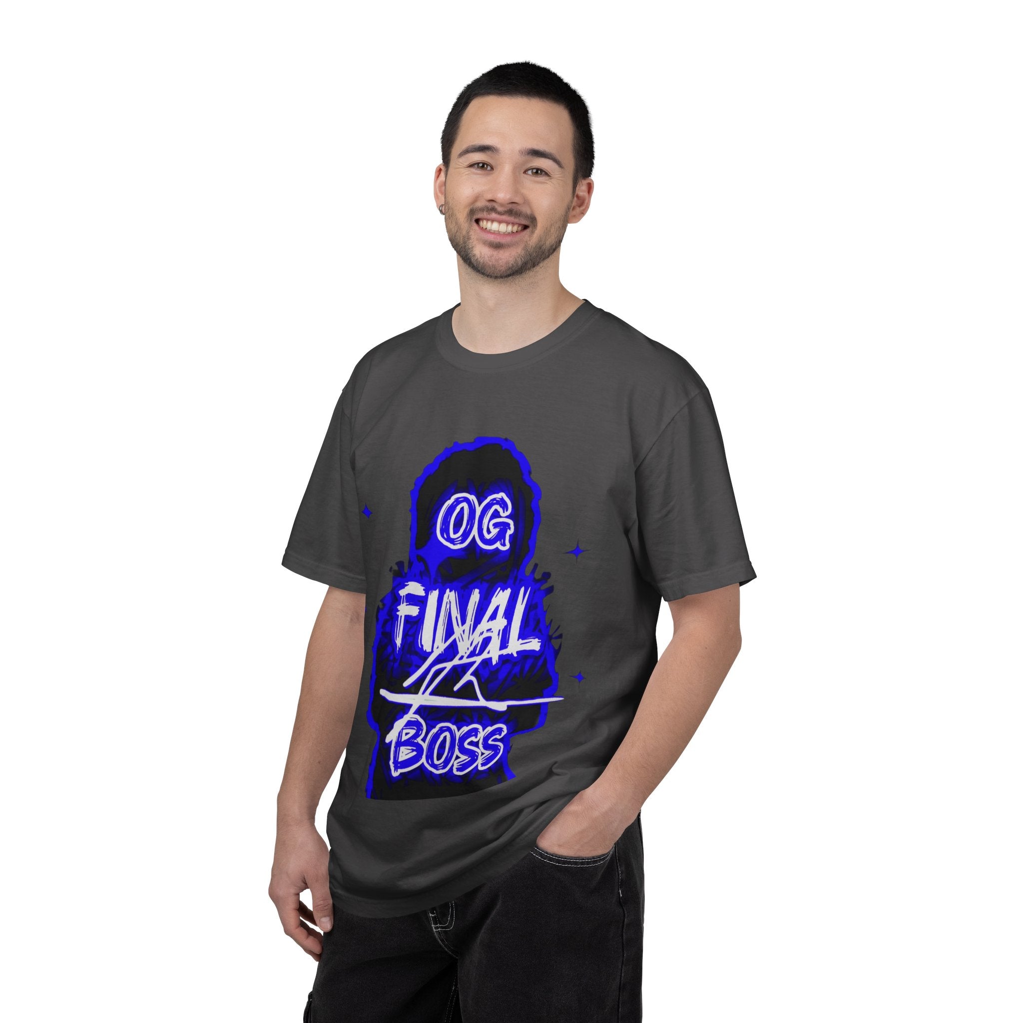 OG Final Boss T-shirt — Sapphire Graphic designer