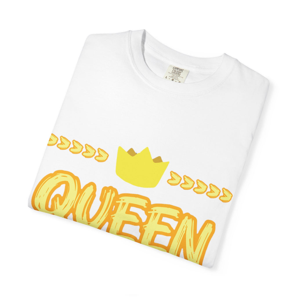 Queen Graphic T-Shirt — Yellow Crown Casual Tee