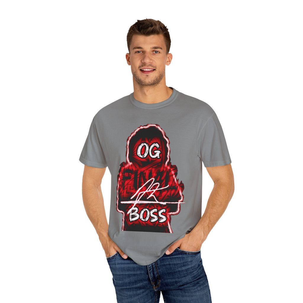 OG final Boss Unisex Garment-Dyed T-Shirt