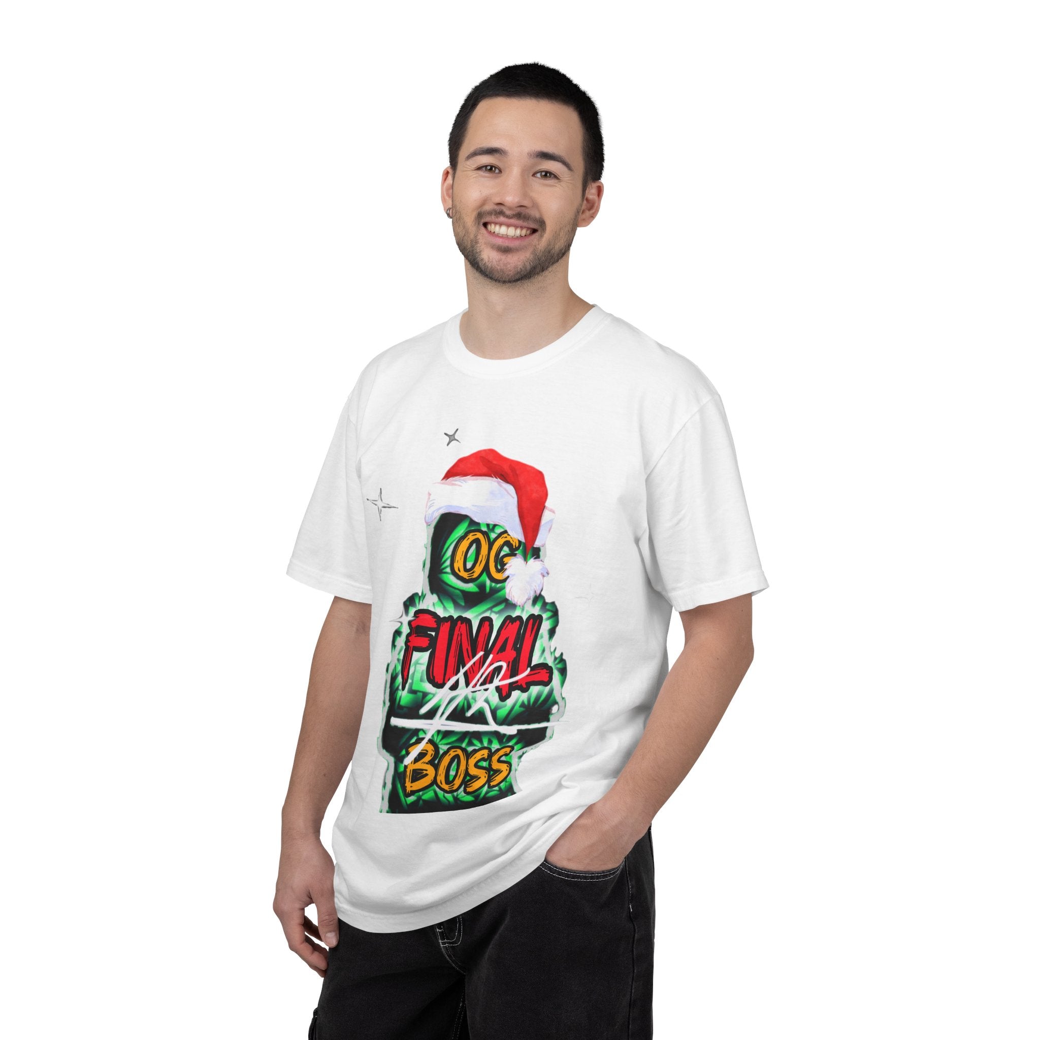 OG final Boss - XMAS Edition - Unisex Garment-Dyed T-shirt