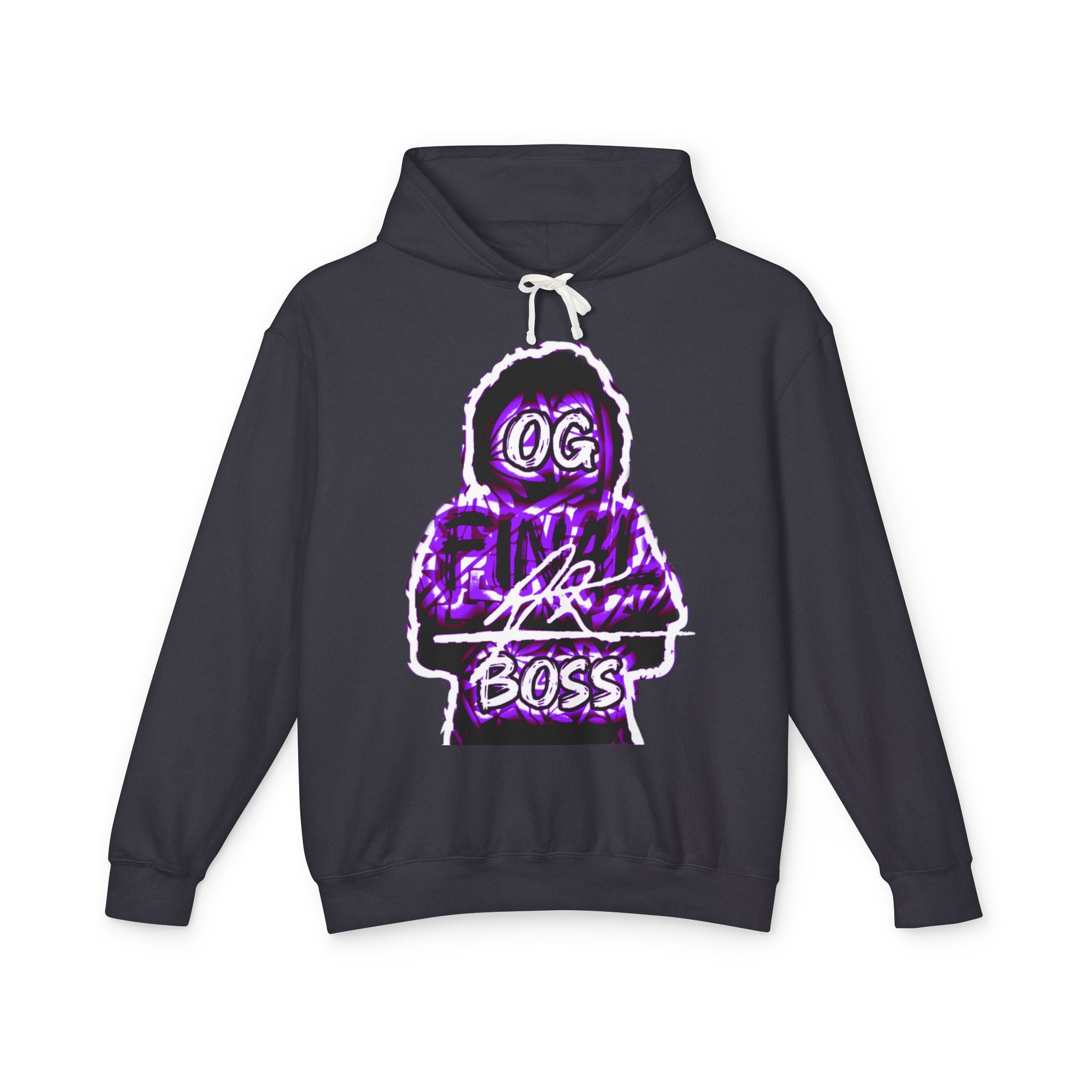 OG Final Boss Hoodie — Neon Purple Streetwear Pullover