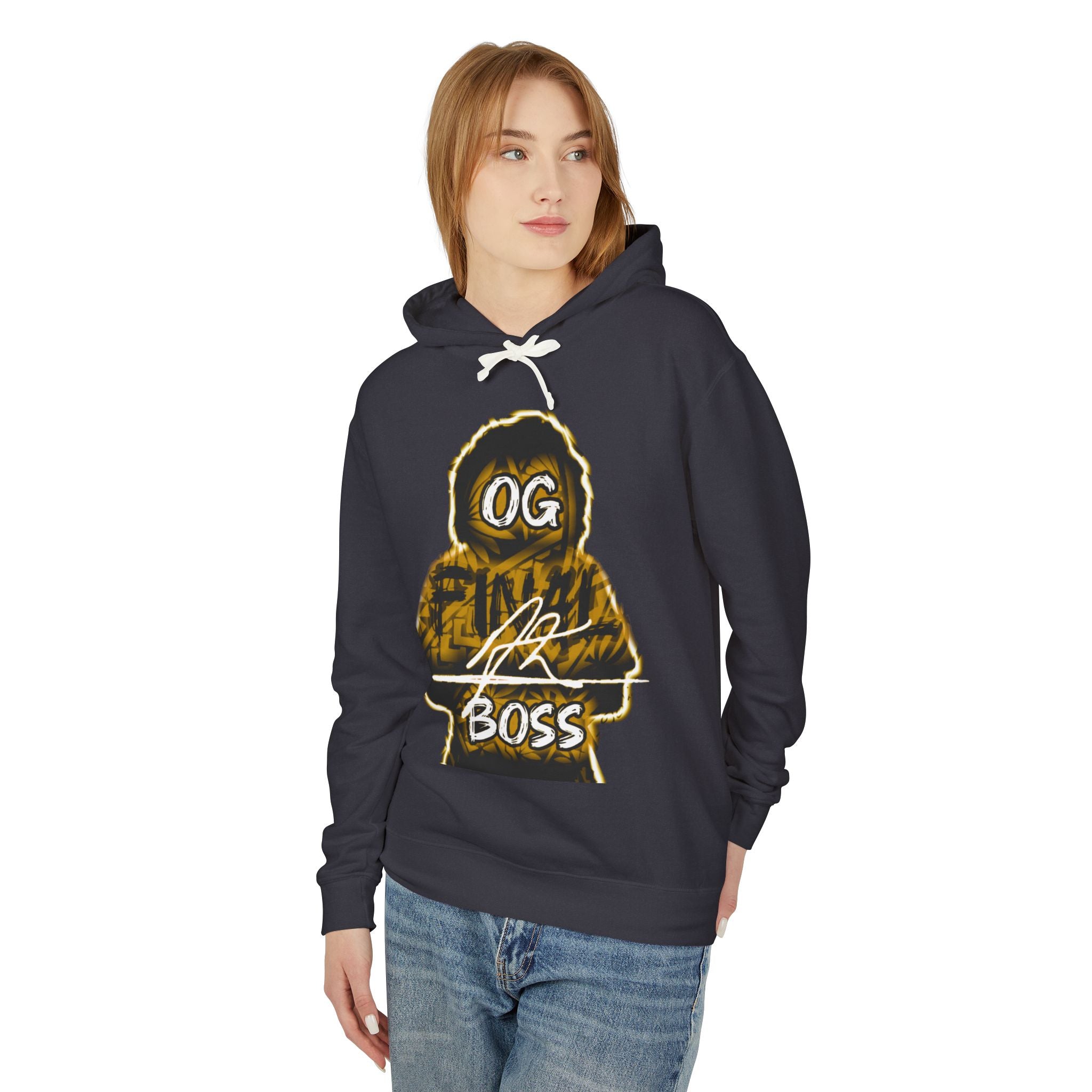 OG final Boss Hoodie — Vintage yellow Streetwear Graphic Hoodie