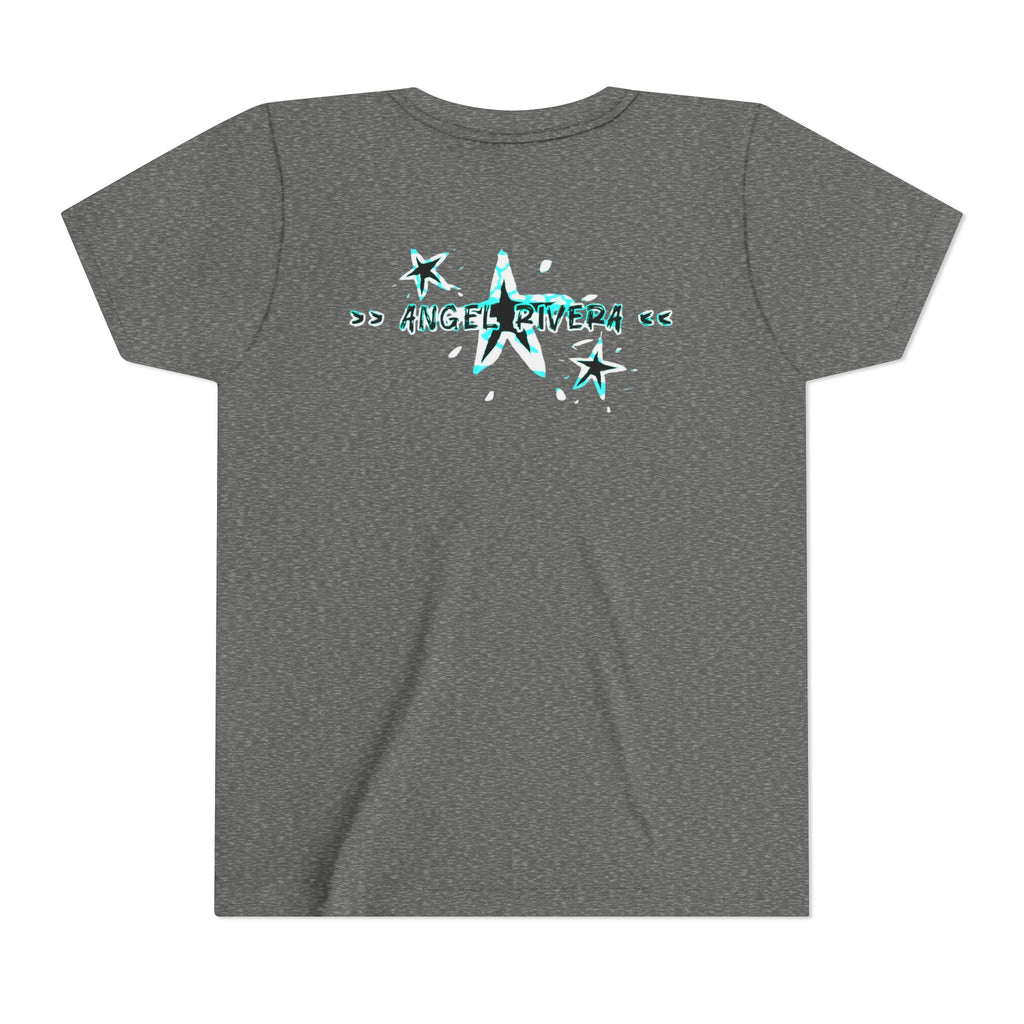 Youth Tee — "OG Final Boss" Graphic Shirt with Cyan Star Nameback