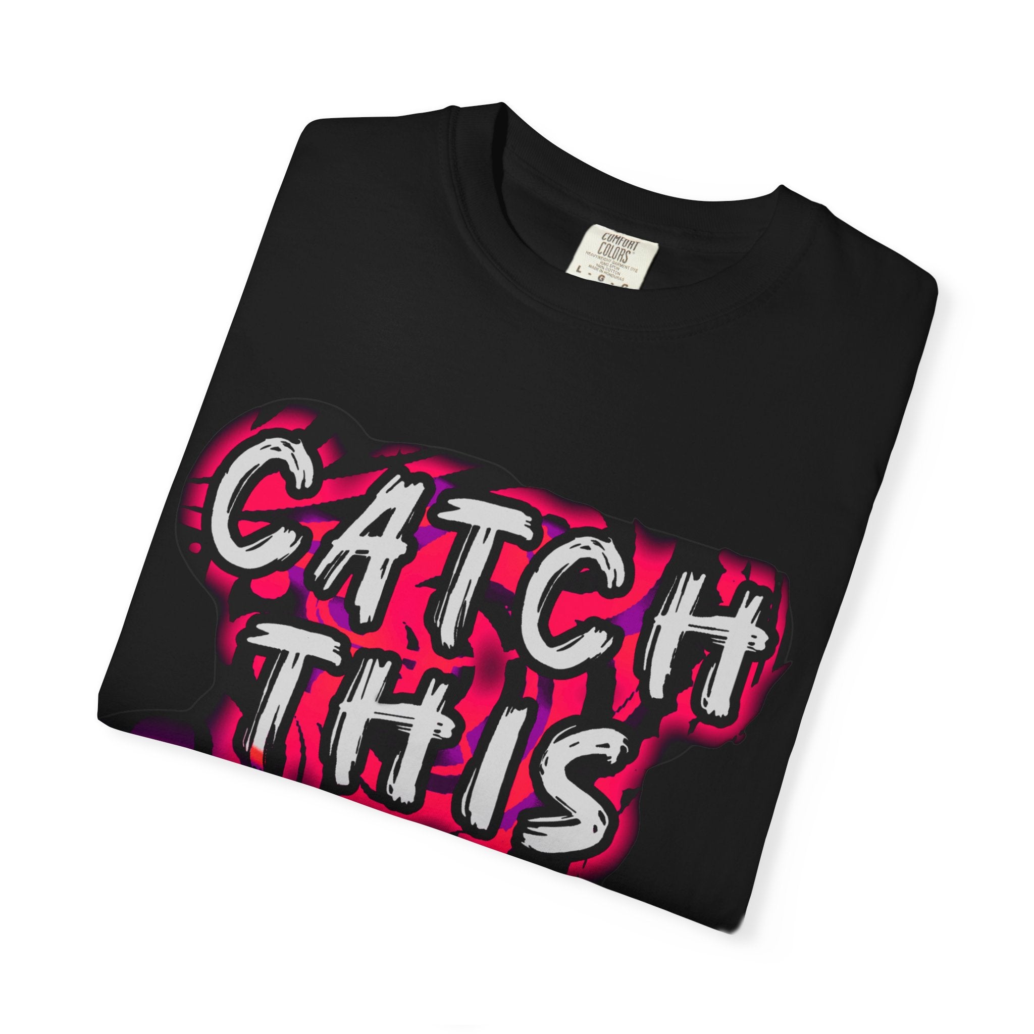 Catch This Fade Garment-Dyed T-Shirt, Unisex Retro Tee, Streetwear Gift, Music Lover Shirt, Trendy Graphic T-Shirt