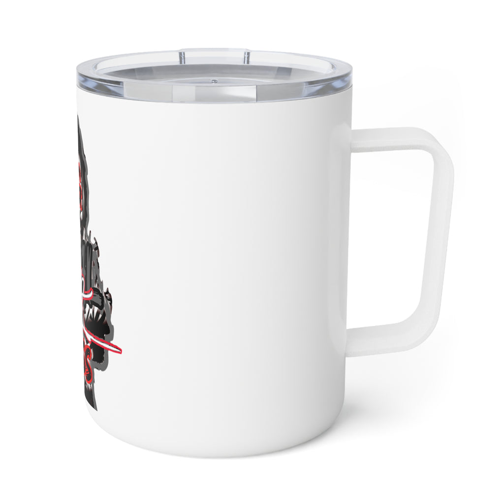 OG Final Boss Coffee Mug – 10oz - Platinum - Insulated Travel Tumbler