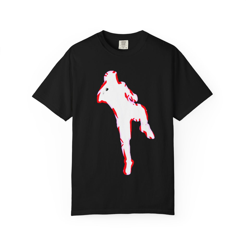 Artistic Unisex Garment-Dyed T-Shirt with Vibrant Design