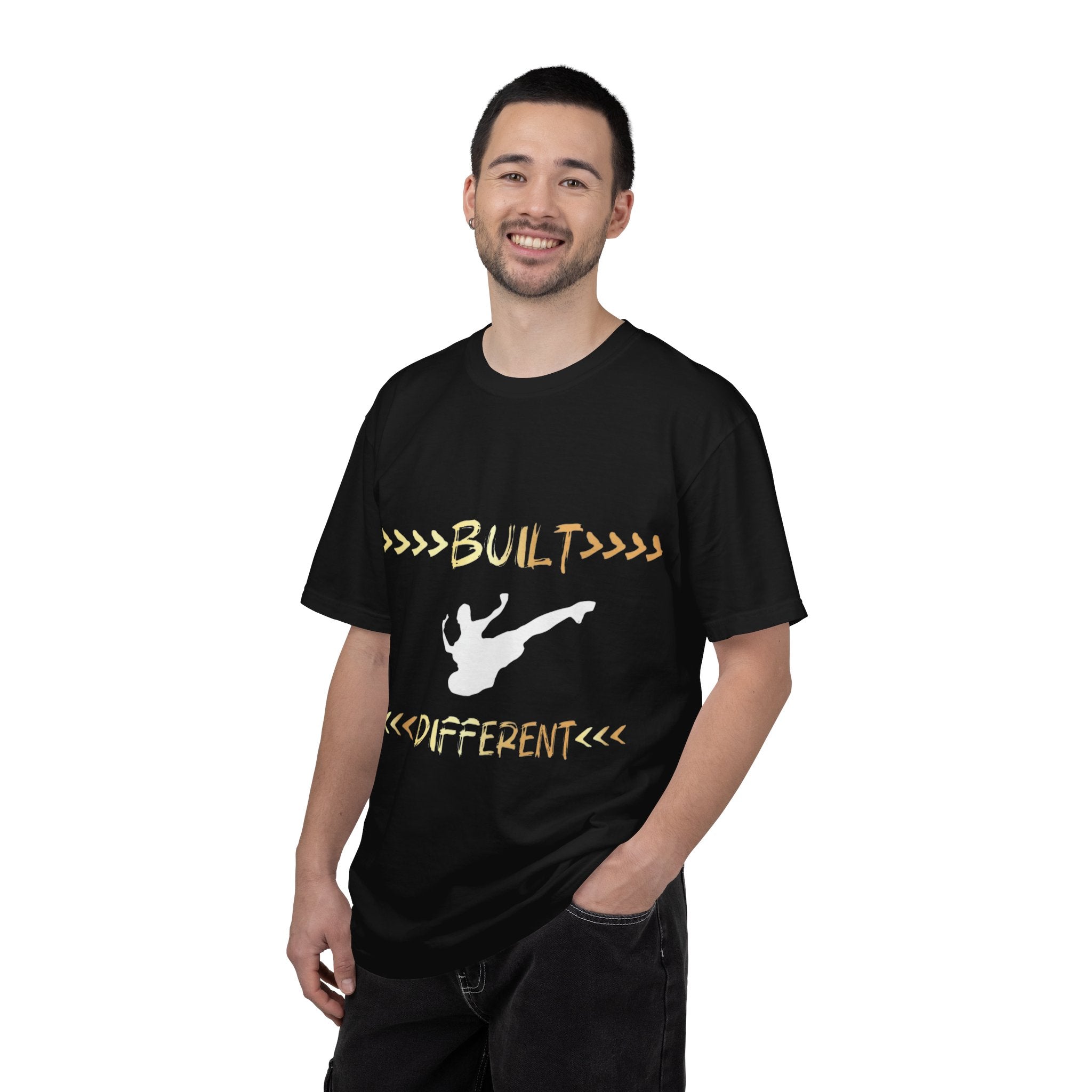 Built Different Martial Arts T-Shirt — Karate Kick Graphic Tee