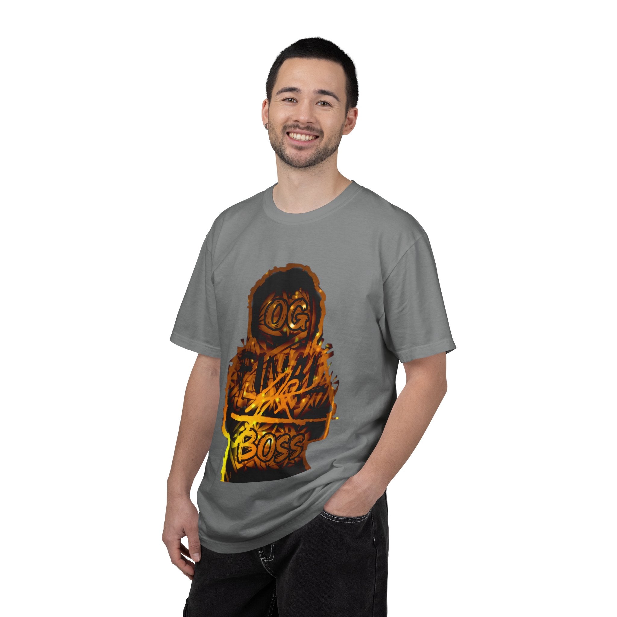 OG Final Boss T-shirt —  Golden - Graphic designer Streetwear