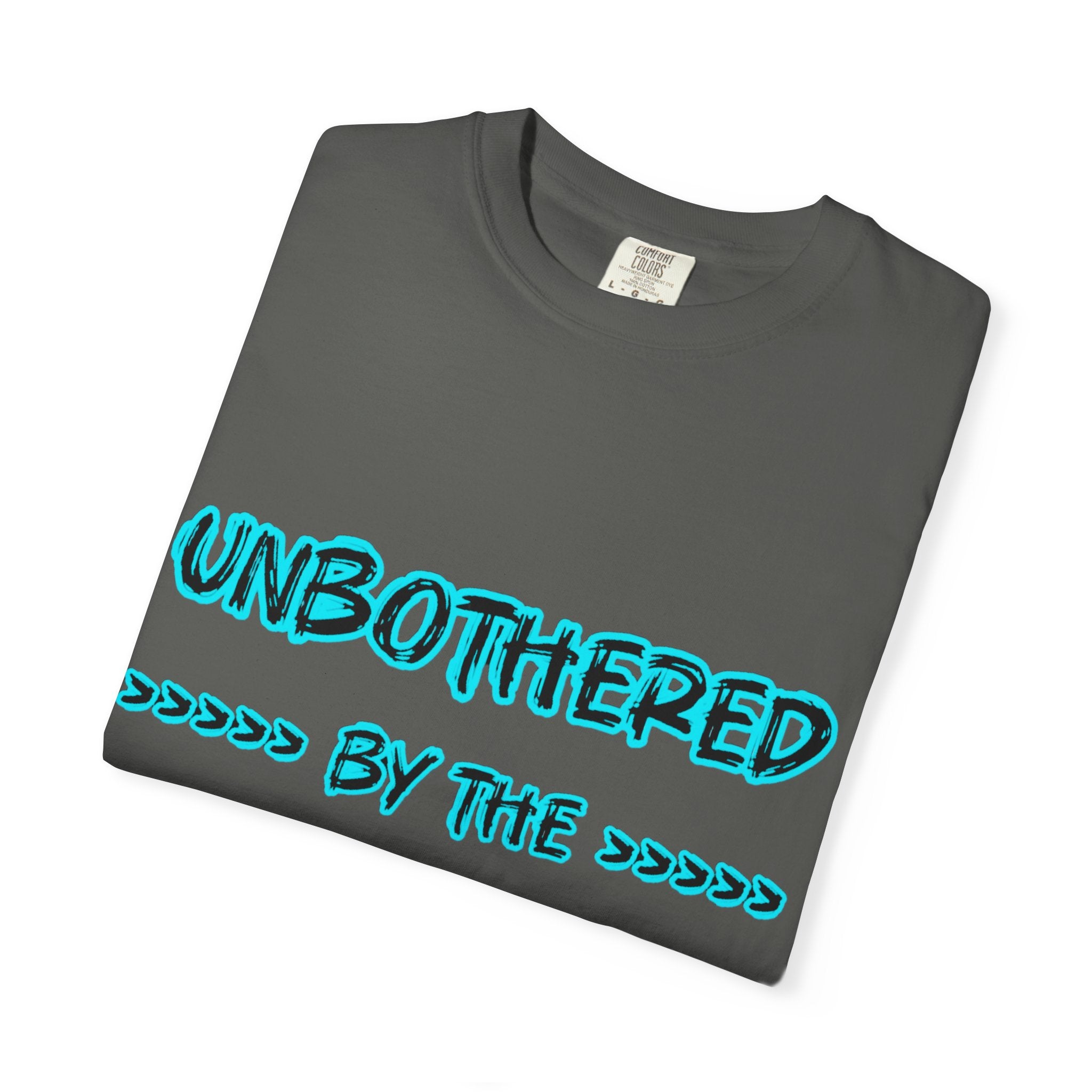 T-Shirt — "Unbothered by the Stupidity" Graphic Tee