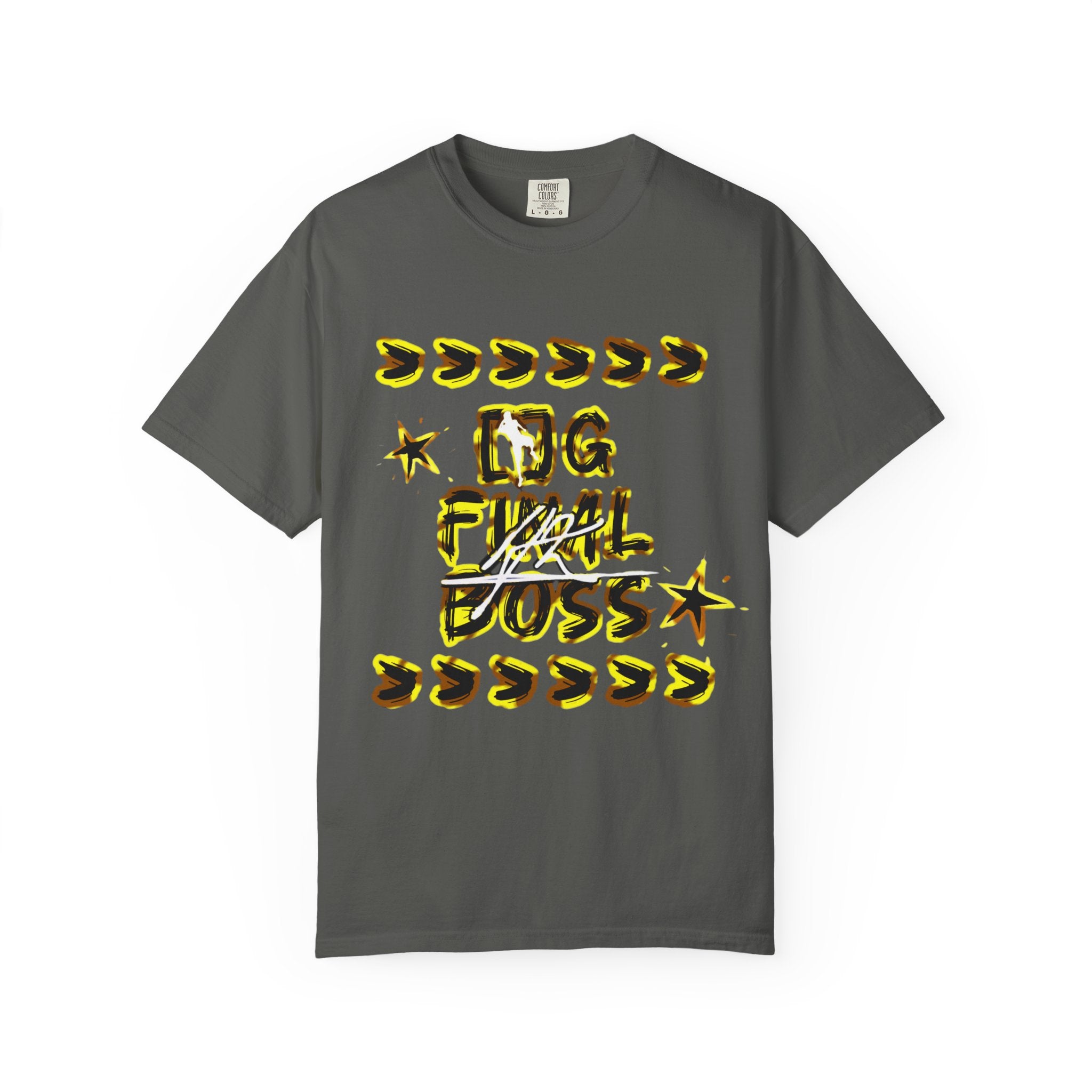 OG Final Boss Graphic star designed T-shirt - Streetwear