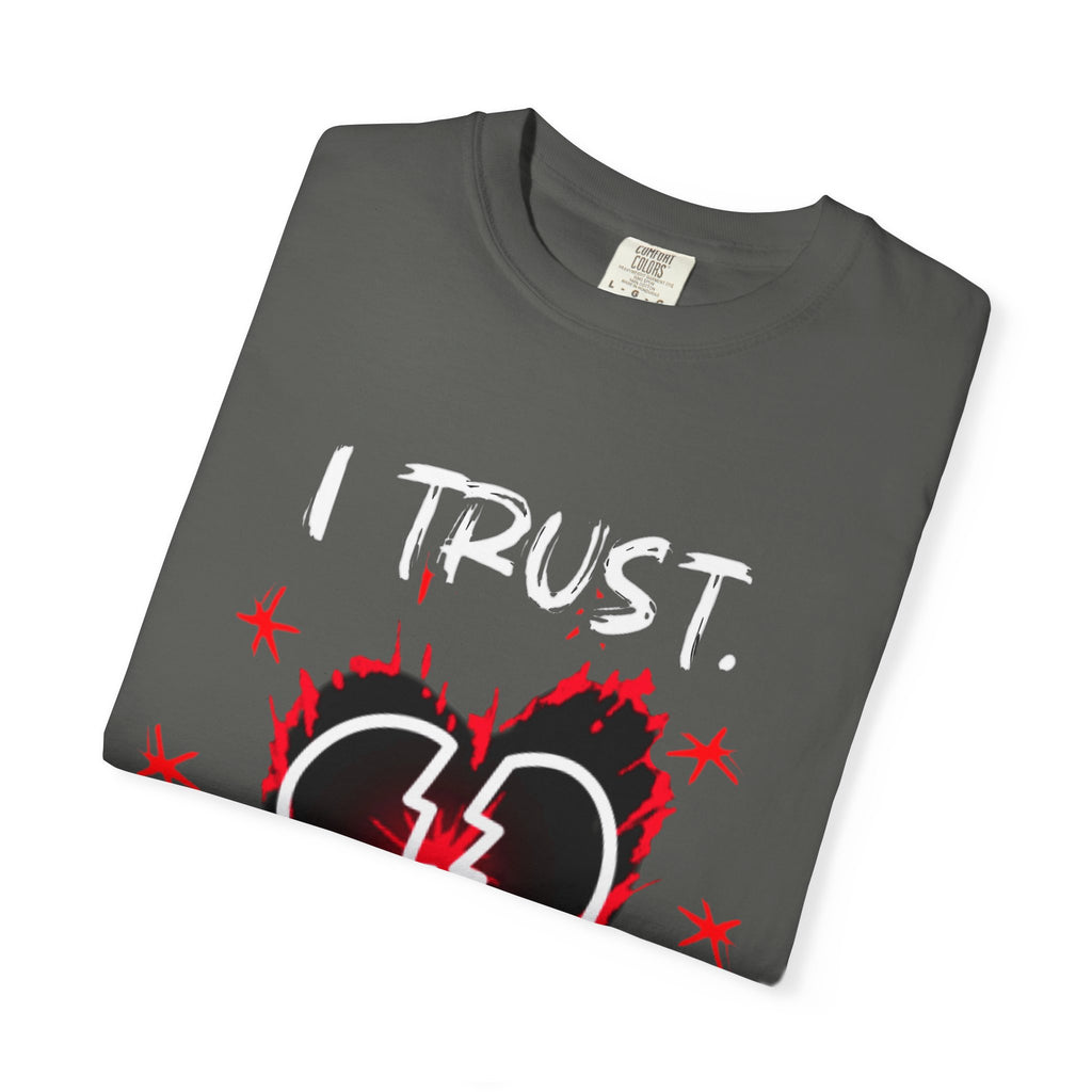 Broken Heart Graphic T-Shirt — Lightning Bolt Punk Tee