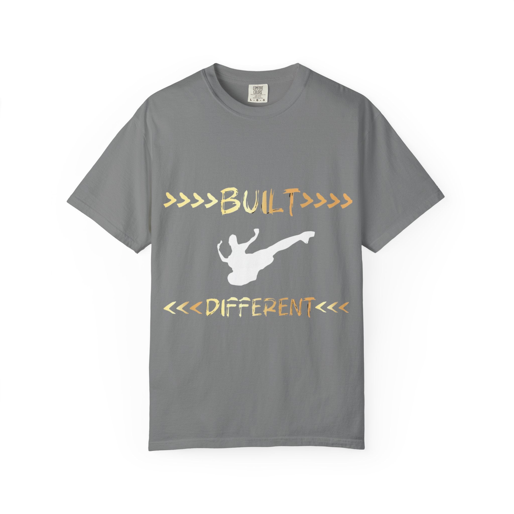 Built Different Martial Arts T-Shirt — Karate Kick Graphic Tee