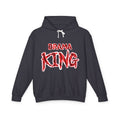 Drama King Hoodie — Graphic Red Brushstroke Pullover