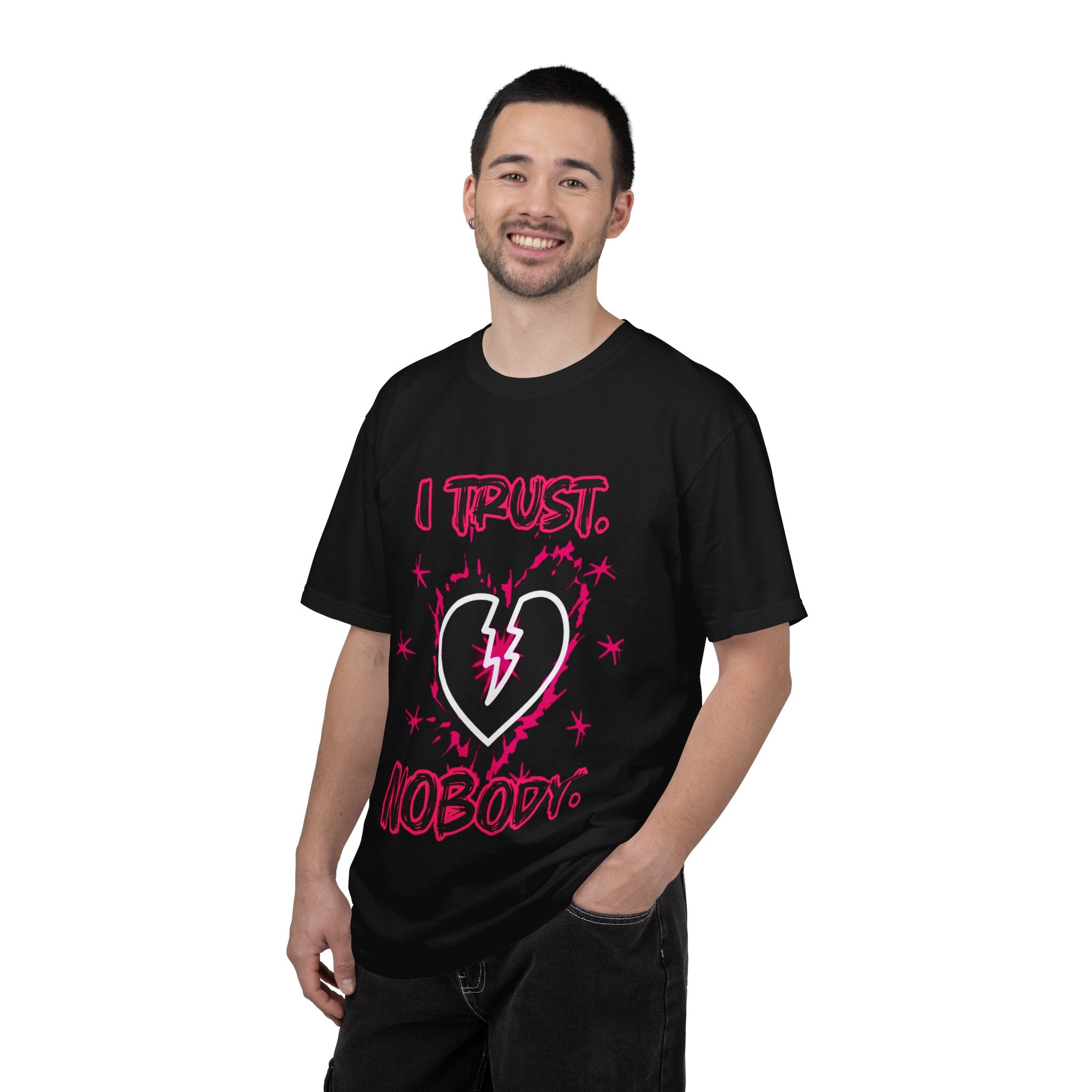 I Trust Nobody T-Shirt — Broken Heart Graphic Tee