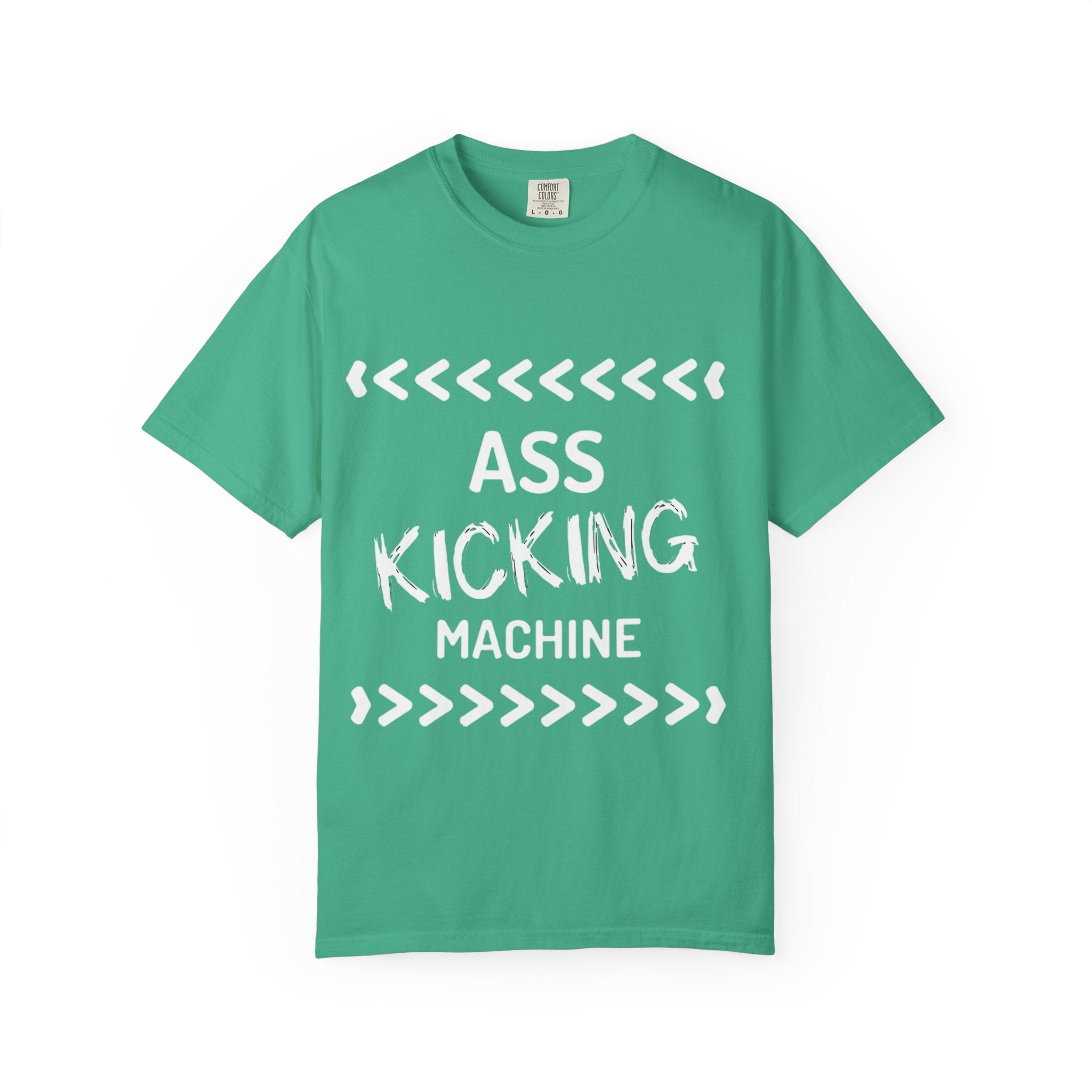 Ah kicking machine - Unisex Garment-Dyed T-shirt