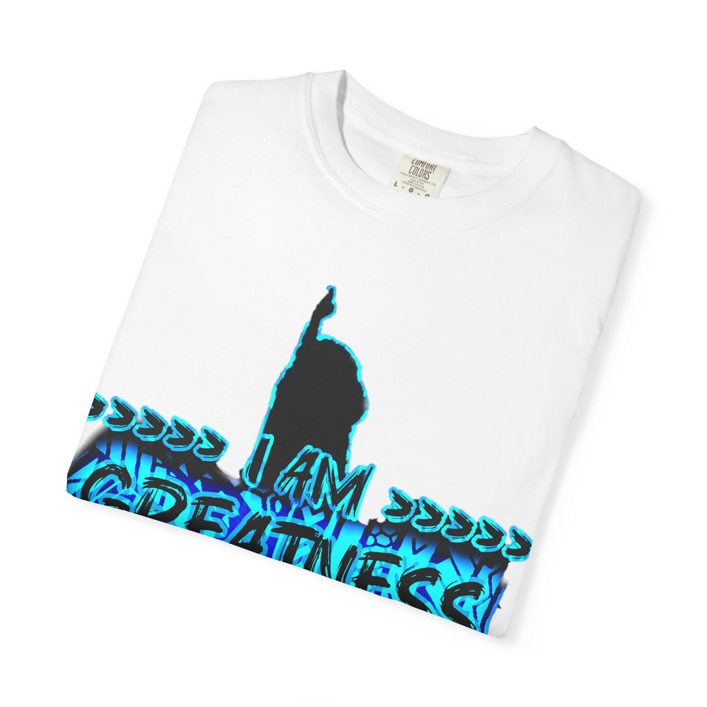 "I am Greatness" Graphic streetwear - Unisex Garment-Dyed T-shirt