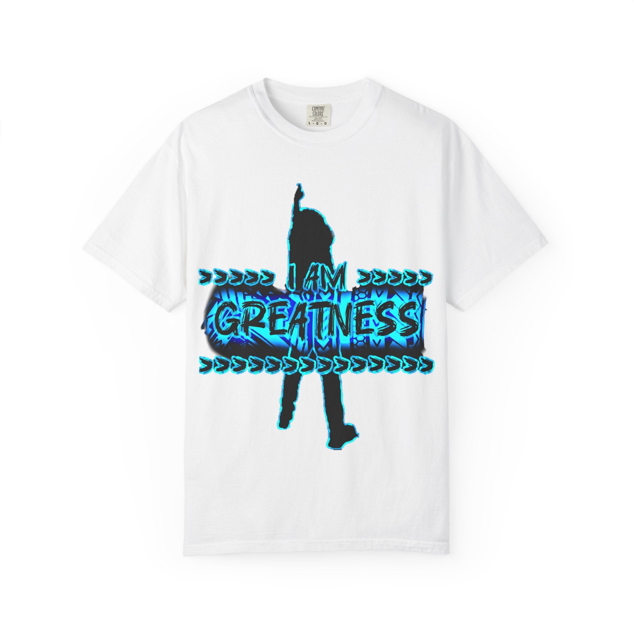 "I am Greatness" Graphic streetwear - Unisex Garment-Dyed T-shirt