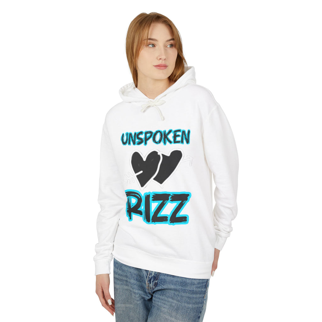 Unspoken Rizz Hoodie — Graphic Heart Streetwear Pullover