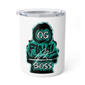 OG Final Boss Insulated Coffee Mug — 10oz Blue Green Hoodie Graphic Travel Mug