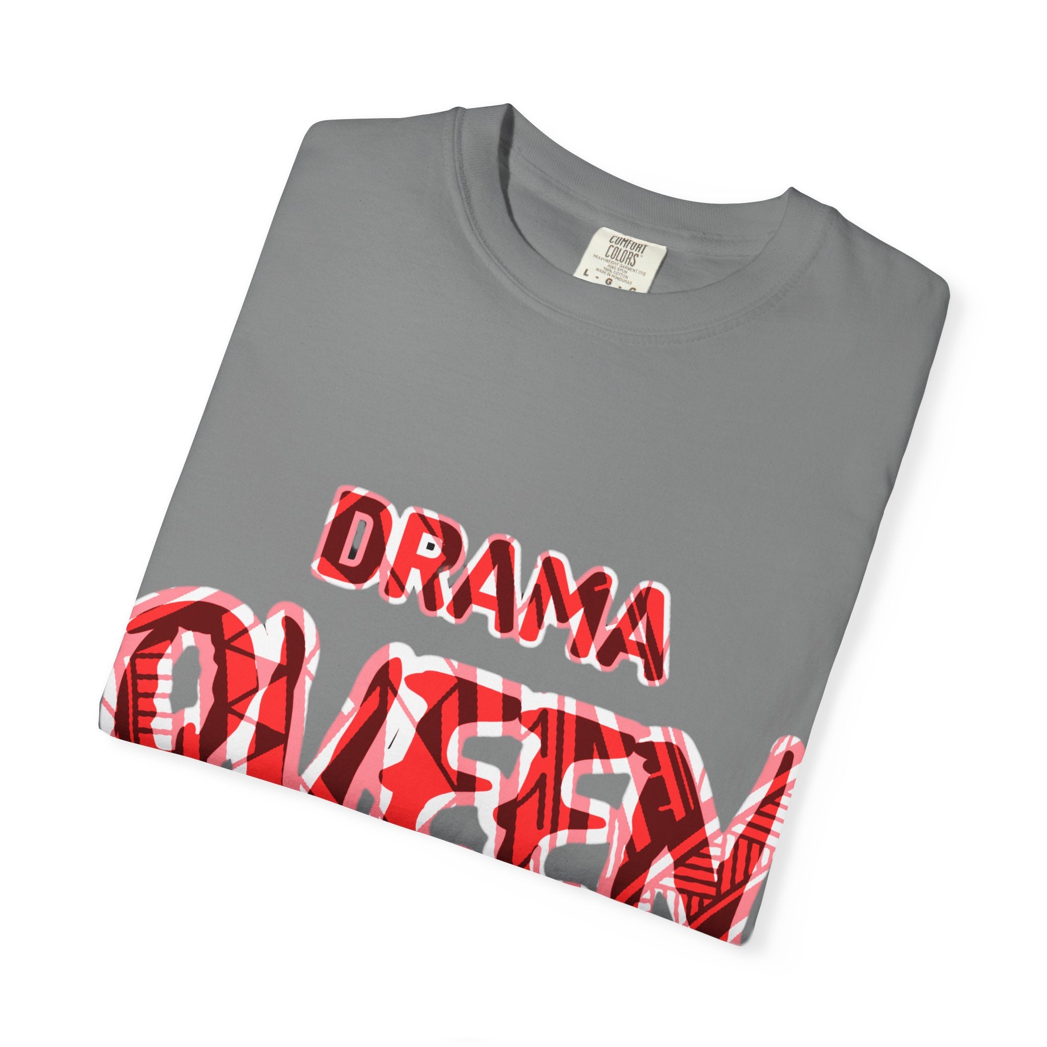 Drama Queen T-Shirt — Bold Red Graphic Tee