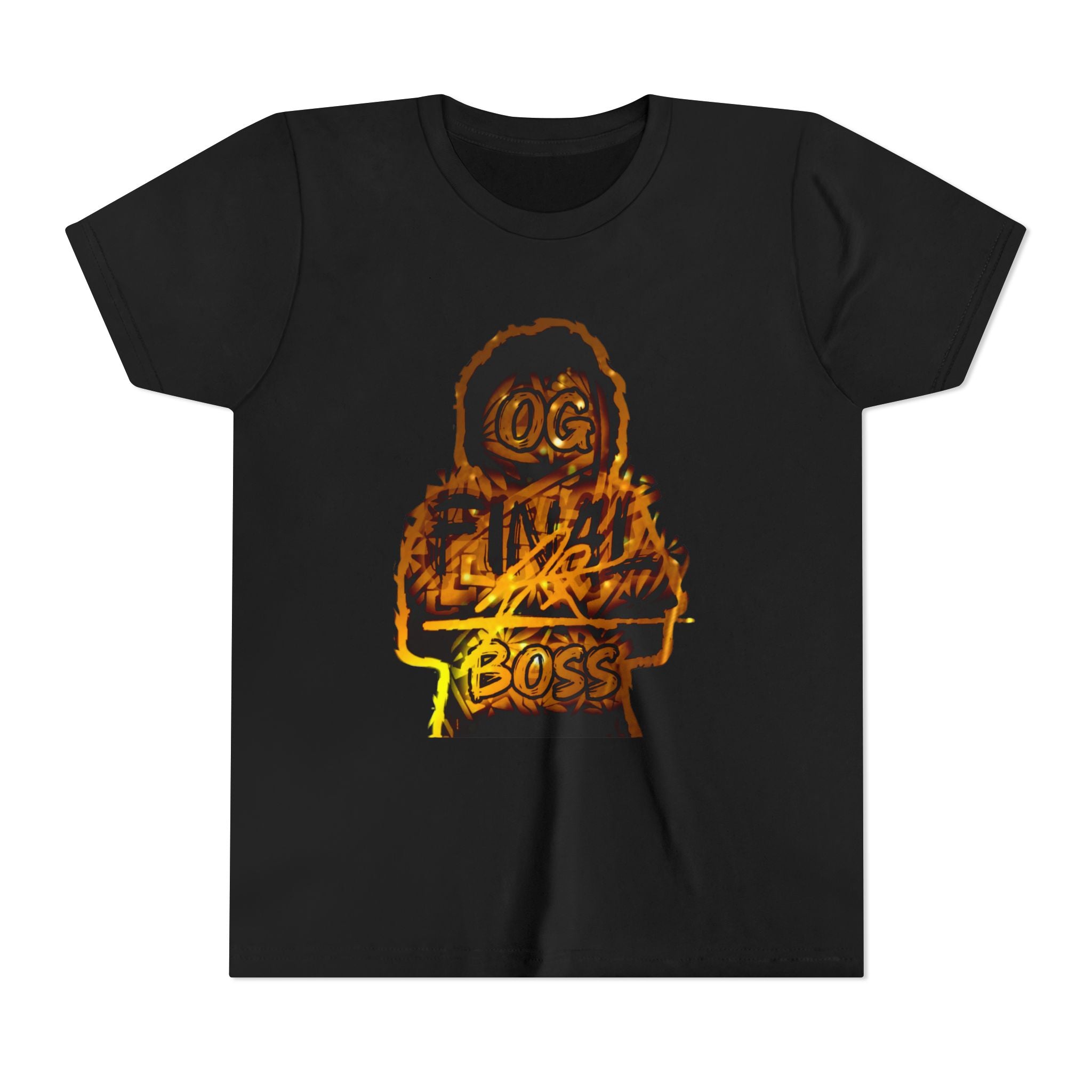 Youth Tee — "OG Final Boss" - Golden - Graphic Shirt