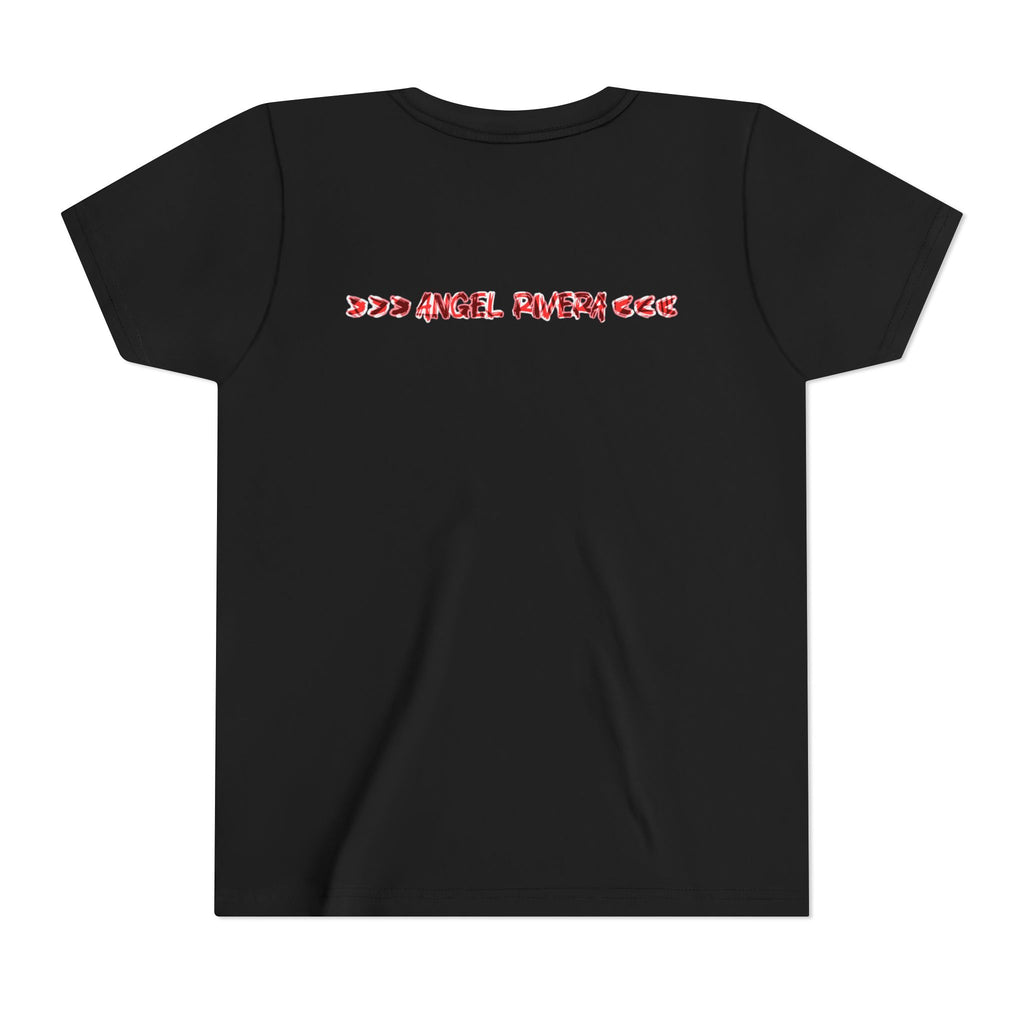 Drama King Youth Tee — Bold Red Graphic Kids T‑Shirt