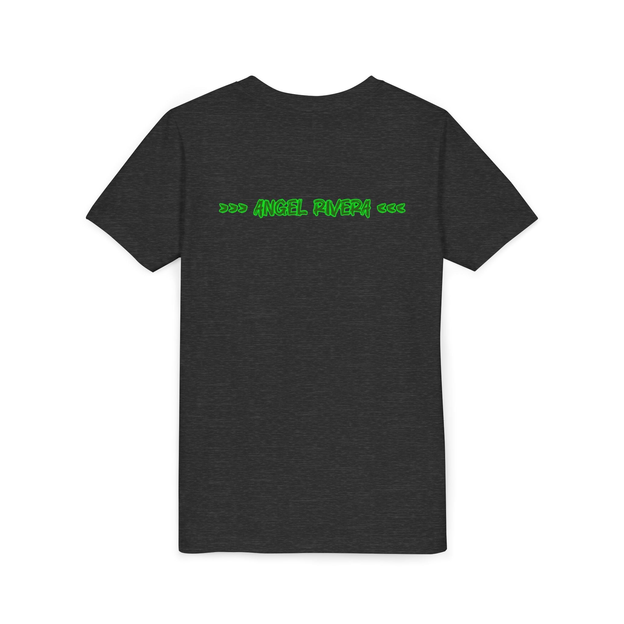 Youth Tee - 'I Trust Nobody' Neon Green Broken Heart Graphic