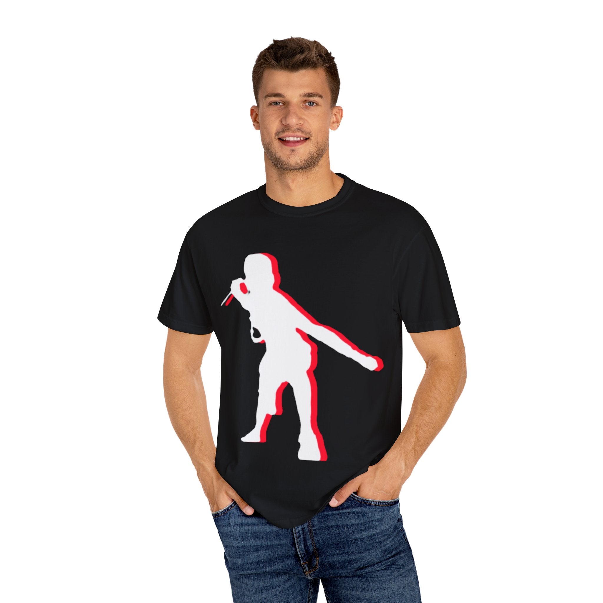 Retro Musician T-shirt, Stylish Unisex Tee, Gift for Music Lovers, Concert Apparel, Everyday Casual Wear