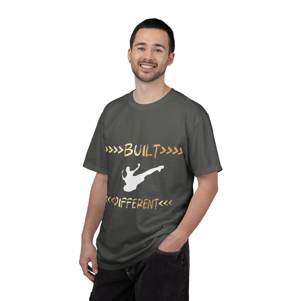 Built Different Martial Arts T-Shirt — Karate Kick Graphic Tee