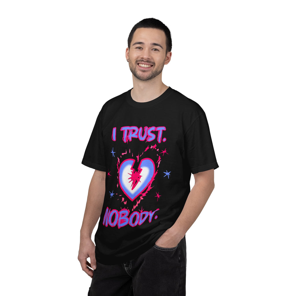 I Trust Nobody Heart Graphic T-Shirt