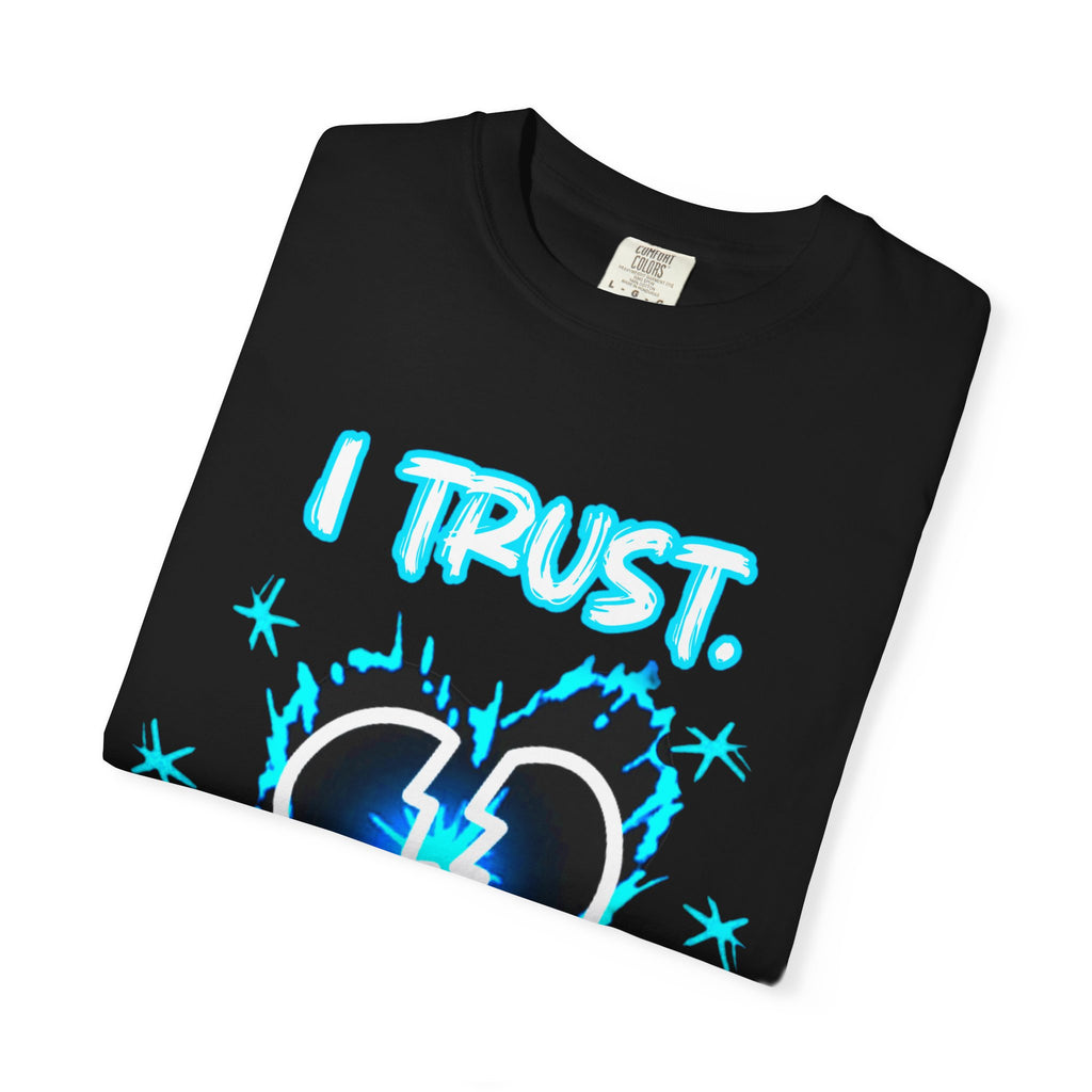 I Trust Nobody T-Shirt — Broken Heart Lightning Graphic Tee