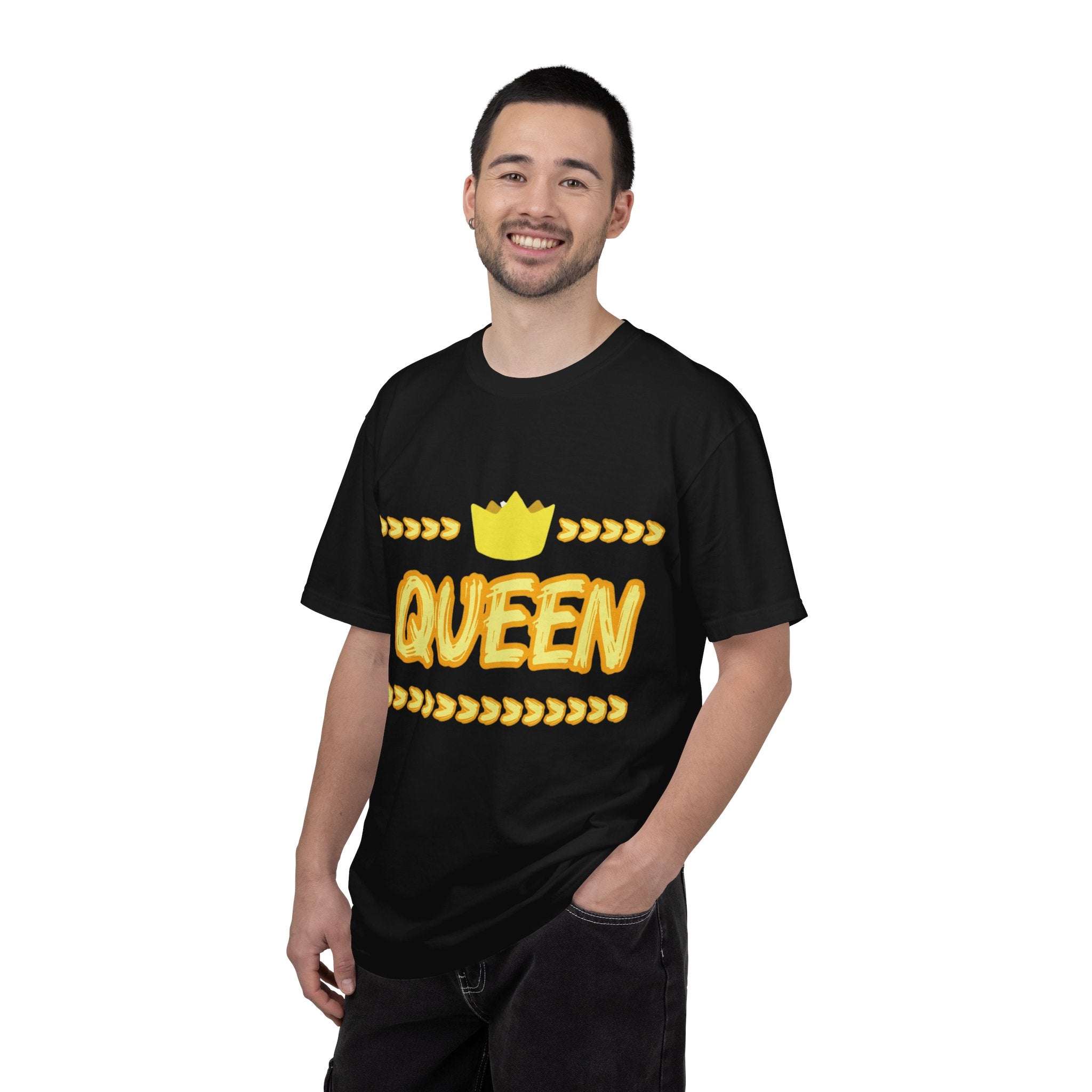 Queen Graphic T-Shirt — Yellow Crown Casual Tee