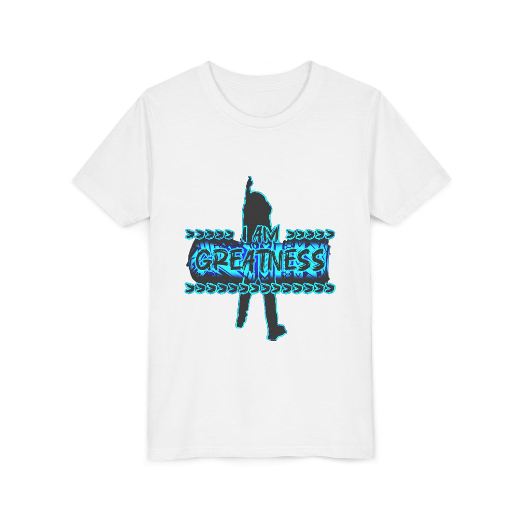 Youth Tee — "I Am Greatness" Motivational Tee - Streetwear - Graphic T-shirt