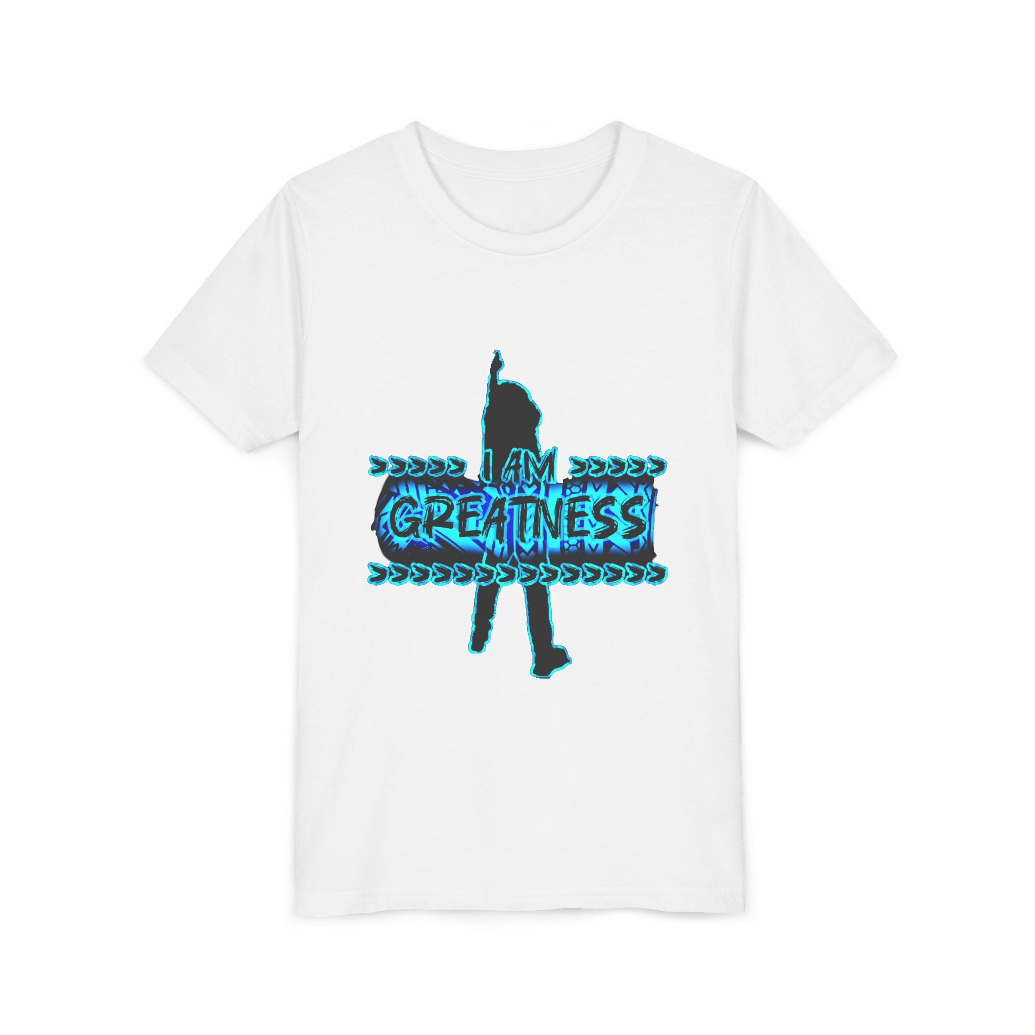 Youth Tee — "I Am Greatness" Motivational Tee - Streetwear - Graphic T-shirt